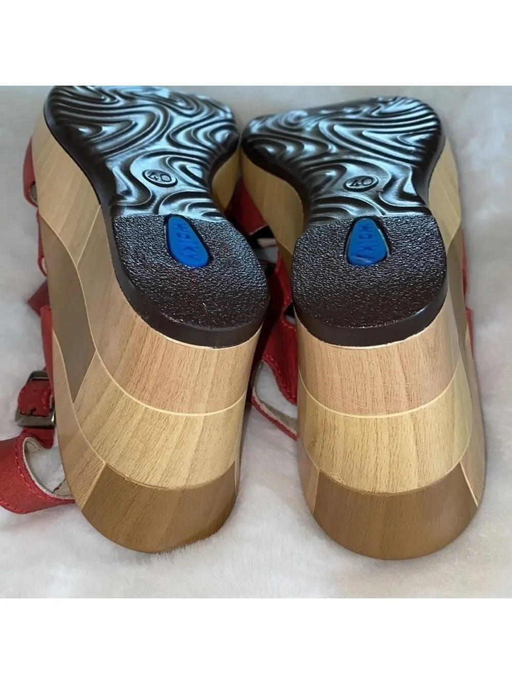 WOLKY Fancy Me Slingback Wedge Sandals